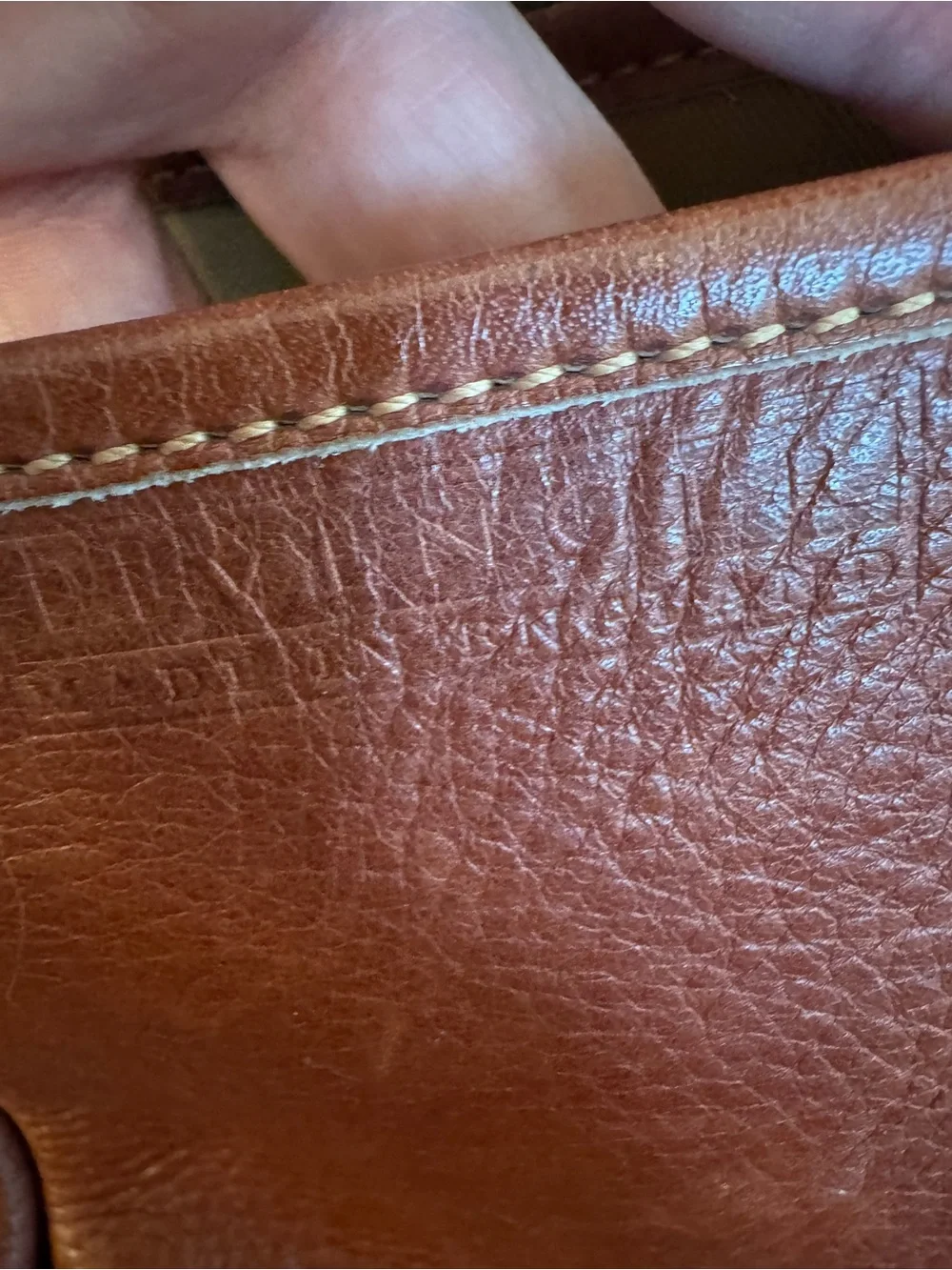 Levenger Tusting Clipper Leather Messenger Bag Made In England